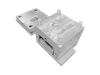 Molde de cavidad 1+1, puerta lateral de bebedero grande, TPU 55, material de orilla A, 136 HRC48-52, molde de plomo distal de plástico de acero